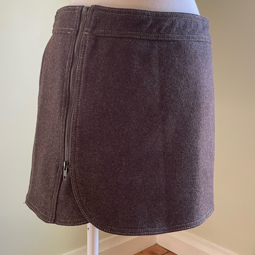 Purnell Skirt Santa Barbara Work Wear Woolies Wrapper Delight Brown Women Size 2